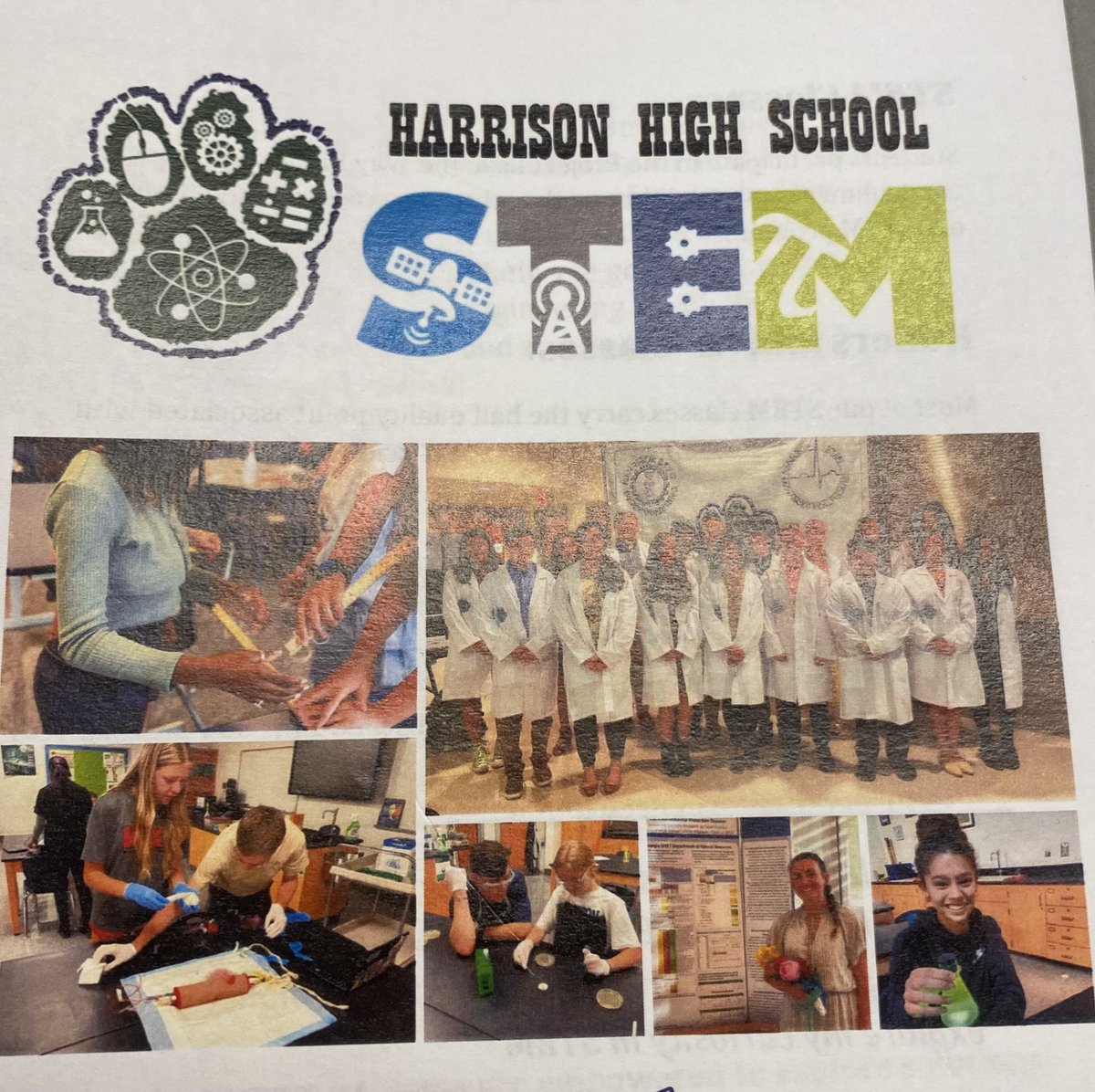 kelsea_townsend's tweet photo. I always enjoy STEM walks at the elementary level, but spending the afternoon learning about the @Harrison_STEM program was absolutely amazing!!! I’m a proud alumni today!!! 💙💚 https://t.co/AyHJU9L4Di