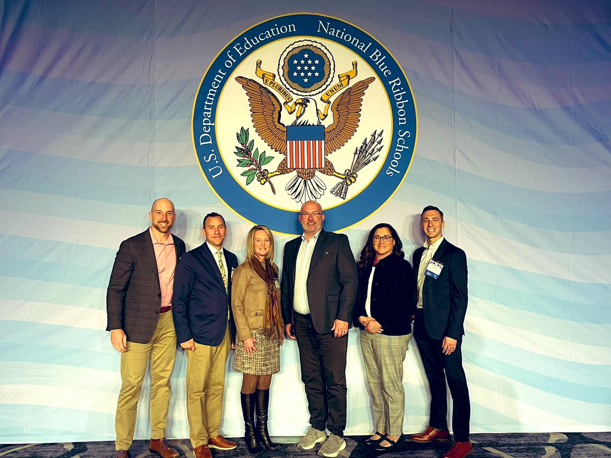 Gathered to celebrate the contributions of our students, staff and communities. Our partnerships and practices across <a href="/Naperville203/">Naperville 203</a> have been recognized and are the reason each of us to stand with fellow National Blue Ribbon Award winners today. #nbrs2022 #PartnersInGrowth