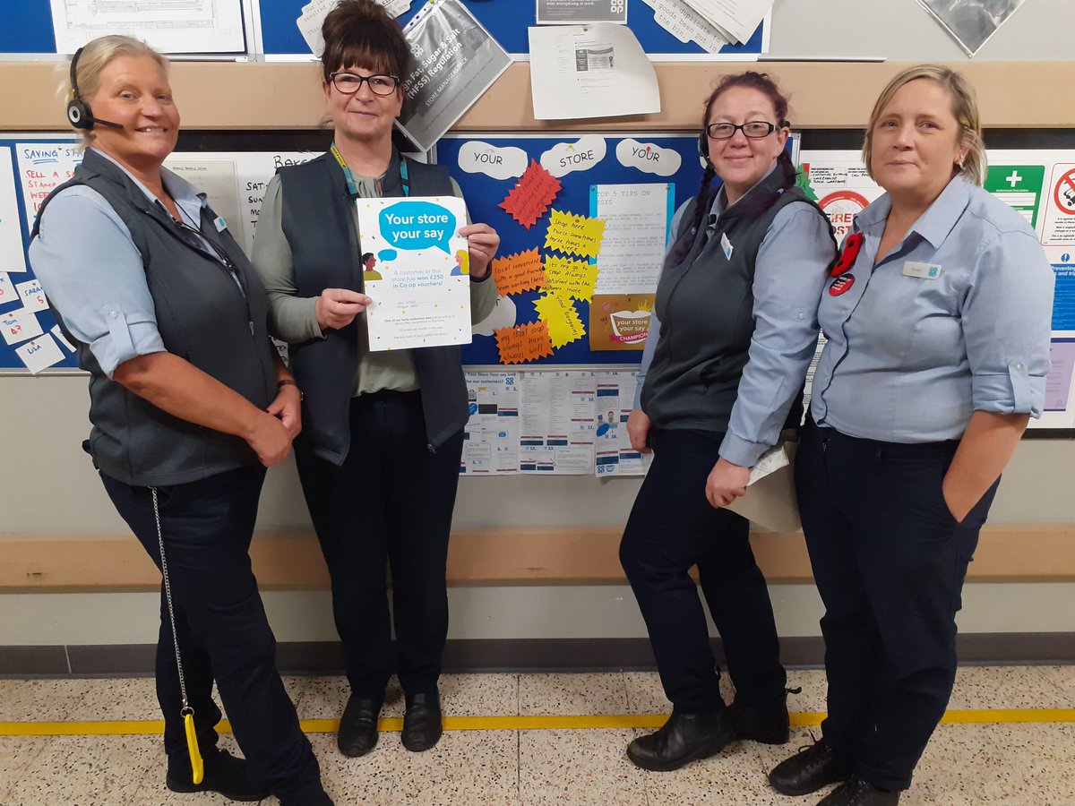 Great to spend time today discussing sales plans with Jo and the team at New Lodge and presenting the store with winning  vouchers from" Your Store Your Say". Well done all , fantastic team engagement in play ! <a href="/edhowe16/">Edd Howe</a> <a href="/dannyslevin2019/">Danny Slevin</a>