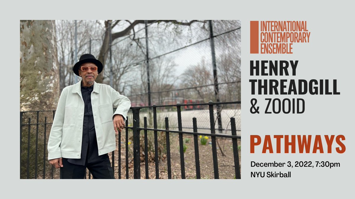 IntContemporary's tweet photo. We’re thrilled to announce that we are joining Henry Threadgill and Zooid for the NY premiere of his recent work, “Pathways," at @nyuskirball on December 3rd ✨ Tickets at https://t.co/uZqRjW02Y9
Photo by Nhumi Threadgill
#henrythreadgill #zooid #pathways https://t.co/TD5bEYxVWG