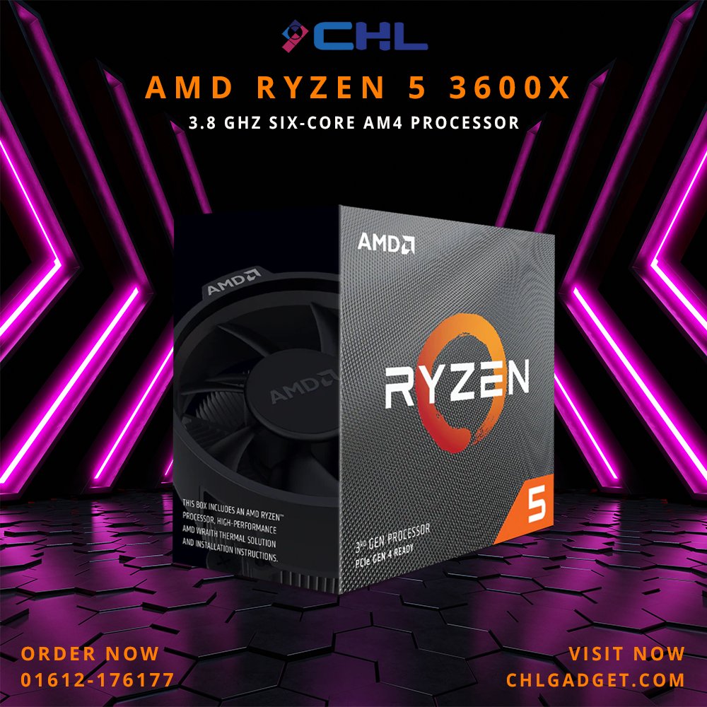 CHLGadgetBD's tweet image. ⚡️ 𝗔𝗠𝗗 𝗥𝗬𝗭𝗘𝗡 𝟱 𝟯𝟲𝟬𝟬𝗫 𝟯.𝟴 𝗚𝗛𝗭 𝗦𝗶𝘅-𝗖𝗼𝗿𝗲 𝗔𝗠𝟰 𝗣𝗿𝗼𝗰𝗲𝘀𝘀𝗼𝗿

AMD RYZEN 5 3600X 3.8 GHZ Six-Core AM4 Processor at low price in BD from CHL Gadget Bangladesh.

Order Now: chlgadget.com/product/amd-ry…

#CHLGADGET #amdryzen #ryzenprocessor #Ryzen5 #Processor