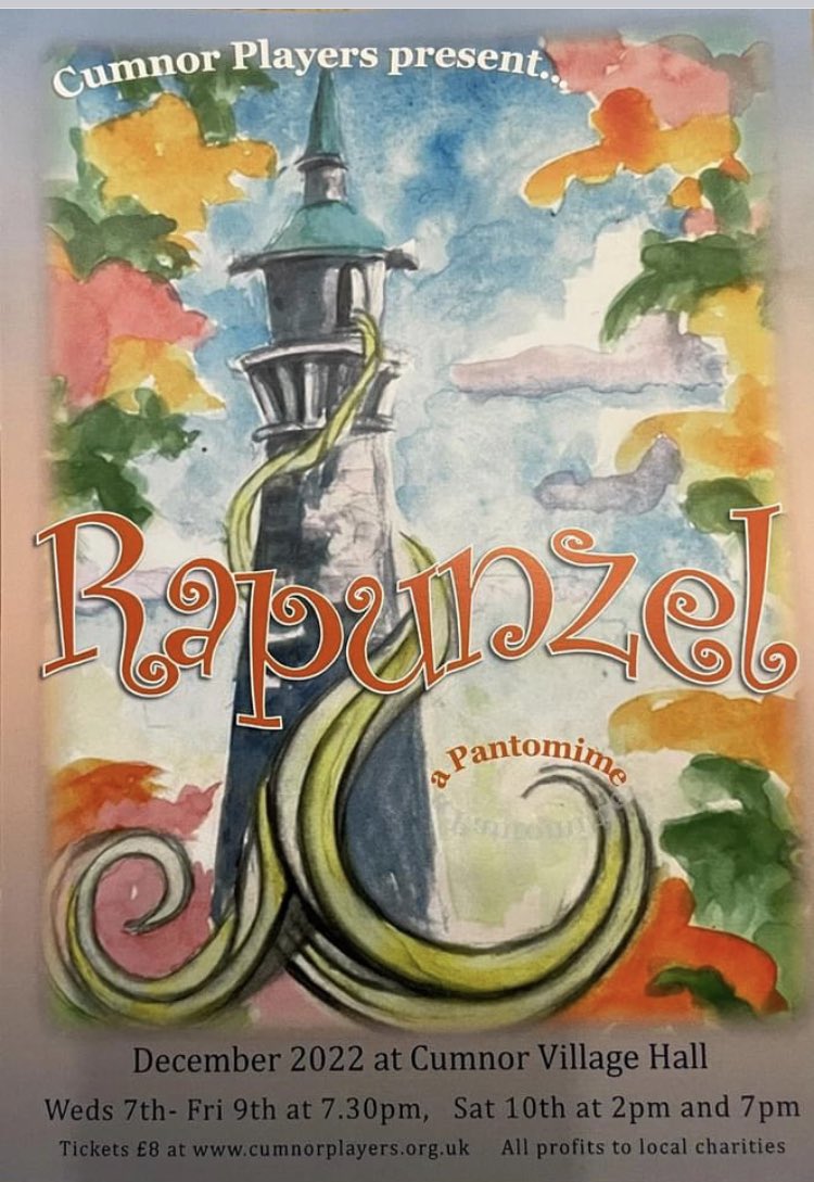 Not got your tickets for Rapunzel yet? Don’t worry we’ve got your back👍 cumnorplayers.org.uk/book-tickets