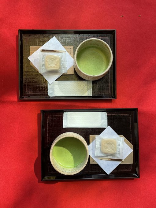 「緑茶 お盆」のTwitter画像/イラスト(新着)｜2ページ目