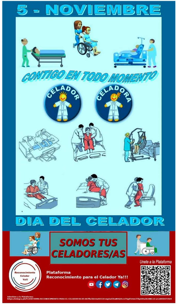 5 de noviembre día del Celador

Durante todo el día 5 de Noviembre animamos a todos a participar en redes sociales con el hastag #ParaCelador para dar visibilidad a nuestro colectivo 

#ParaCelador