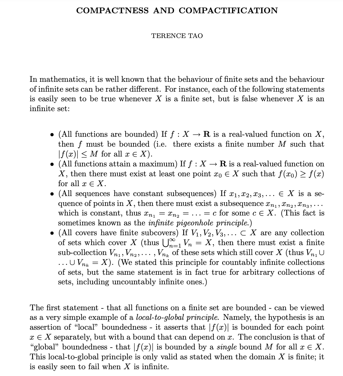 Steven Strogatz on Twitter: "And here's Terry Tao on "Compactness and  Compactification" -- https://t.co/IqgHISyfxW https://t.co/C9DehAXsOY" /  Twitter