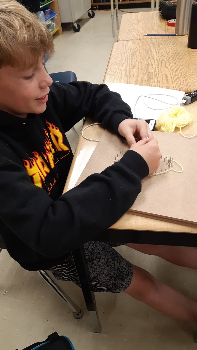 debdol13's tweet photo. Progress update on our string art...so impressed with our resilience! @belleriverbucs https://t.co/ZtKqhmEgDH
