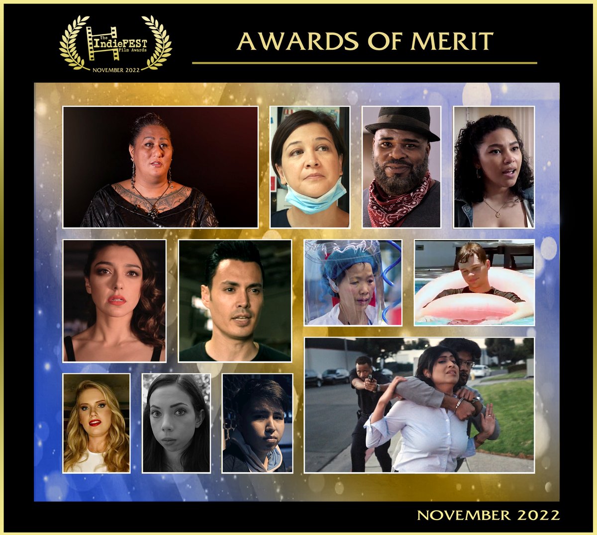 Three Cheers for this season’s AWARD of MERIT winners!  Hailing from all corners of the globe this passionate group of filmmakers brought projects from comedic web series, to important docs to feature films – and everything in between!  See them here: 
theindiefest.com/award-of-merit…