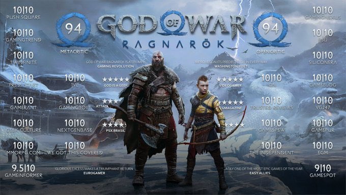 EdDearien's tweet image. Such an amazing journey. So happy to have played a part in it. Incredible job SMS family! #GodOfWarRagnarok