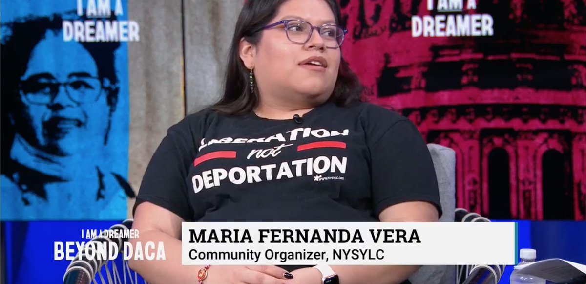 our Community Organizer joined a panel to talk about #DACA and what #CUNY could do better for #undocumented #immigrant students

Ironically, cuny chancellor just made a video shouting out undocu students. While folks continue to demand justice &amp; resources

more <a href="/iamadreamerws/">CUNY TV | I Am a Dreamer</a>