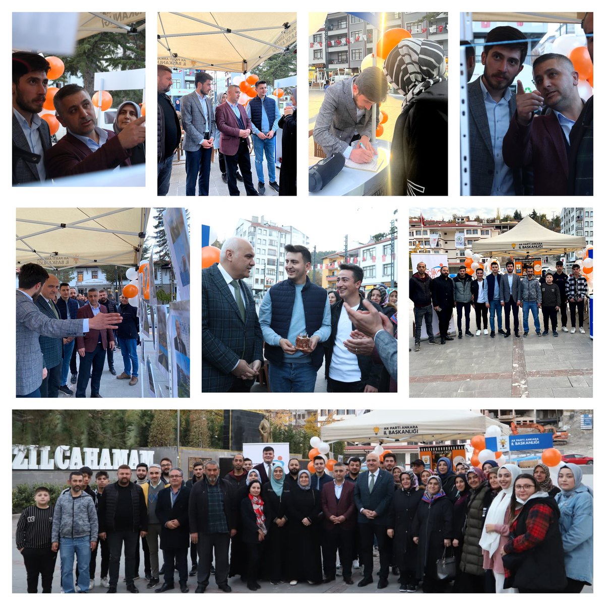 KhamamBaskan's tweet photo. İktidarımızın 20. yılını kutlamak amacıyla Cumhuriyet Meydanı’nda büyük bir stant açarak halkımıza 20 yılda yaptığımız hizmetleri ve 2023 vizyonumuzu anlattık. 😎💯

Ayrıca İktidar olduğumuz gün doğan Samet kardeşimizin doğum gününü kutladık. 🎉
#3Kasım2002
#MilleteHizmetYolunda https://t.co/mHy8i8TSPW