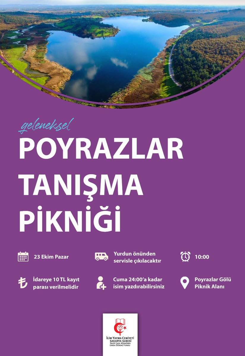 iycsakarya54's tweet photo. Necip Fazıl Kısakürek Erkek Öğrenci Yurdumuzun 23 Ekim 2022 tarihinde icra edilen piknik programı. https://t.co/JY8phLmIfE