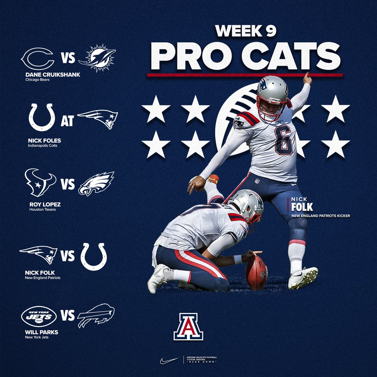NFL Matchups Week 9 #ProCats 🏈
