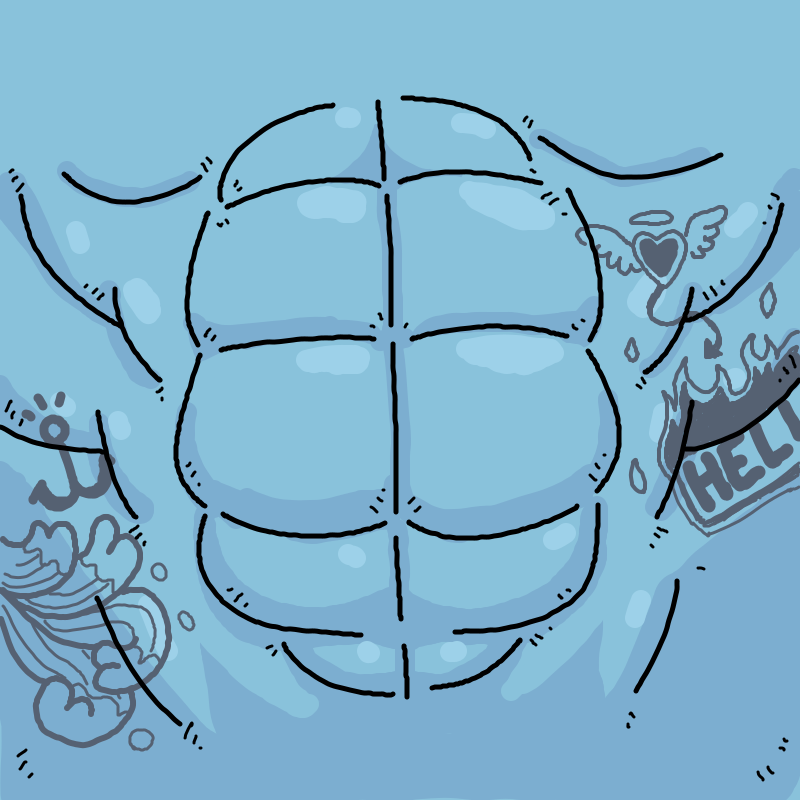 artgobblers's tweet photo. Something special for a Gobbler who wishes to enhance their belly aesthetics... 

10 Pack Abs by @aintnoking

https://t.co/6w5ykUDZ2O https://t.co/80hFOb6Yyt