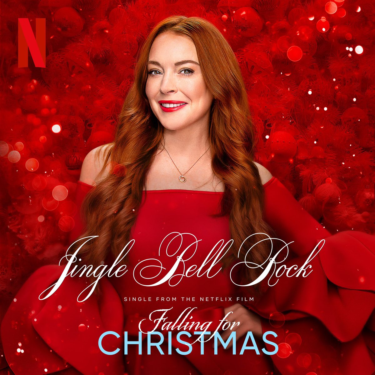 PopCrave's tweet photo. Lindsay Lohan will release her new single “Jingle Bell Rock,” from ‘Falling For Christmas,’ at midnight. https://t.co/BjI6n7e5df