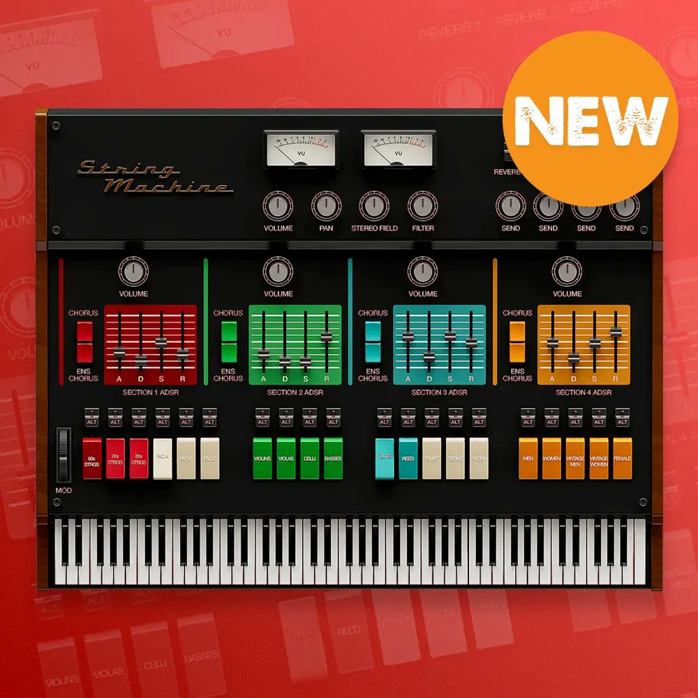 pluginfox's tweet image. NEW from EastWest - String Machine 🎹
A retro string synthesizer virtual instrument
Check it out here: pluginfox.com/products/eastw…

@eastwestsounds #eastwest #eastwestsounds #stringmachine #dtm #pluginfox #virtualinstrument #samplelibraries