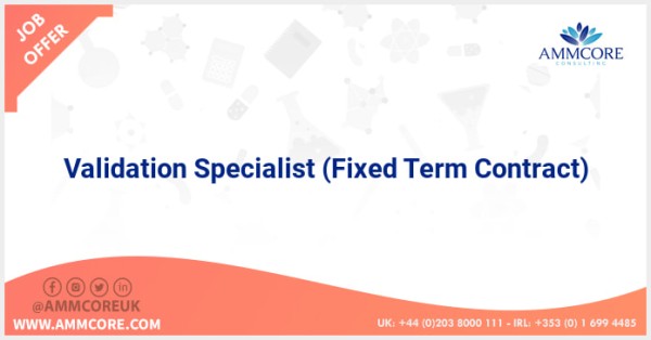 AmmcoreUK's tweet photo. New Position!! Validation Specialist - #Dublin. https://t.co/xCTvMGNoeF https://t.co/F2VbrLTQDZ