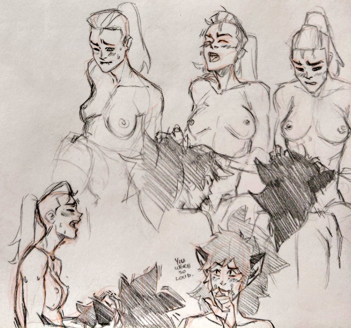 Catra taking care of her girl :>