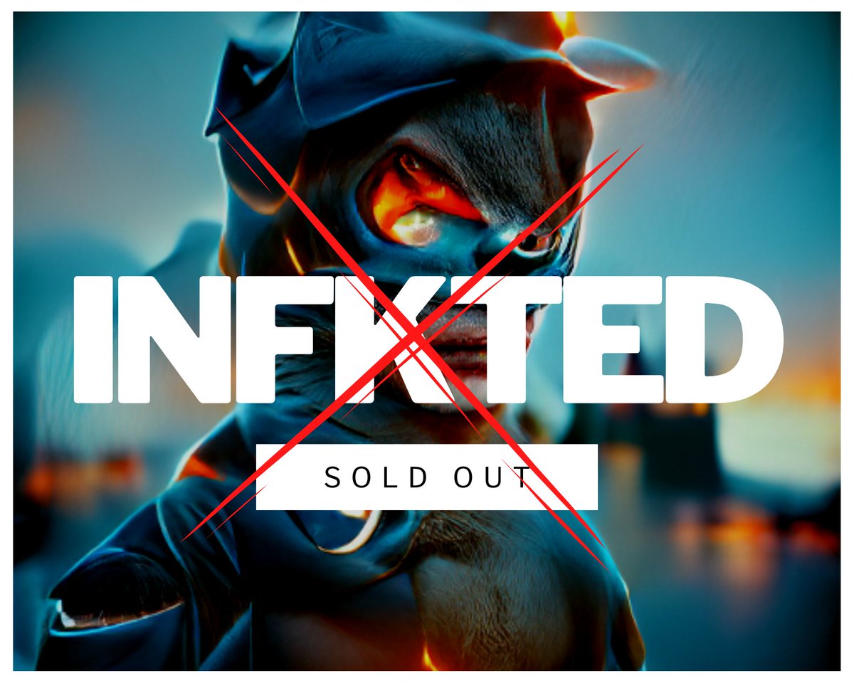 INFKTED (@infktednft) on Twitter photo 🚨 SOLD OUT! 🚨
Thank you for an incredibly smooth #minting experience <a href="/FellowshipDAO/">Fellowship</a>.
We look forward to having more people join the #INFKTED experience. Grab your survivor at:
magiceden.io/marketplace/in…
Chapter 2 starts now. 🧬
#SolanaNFTs #NFTCommuinity #NFTs 🚨 SOLD OUT! 🚨
Thank you for an incredibly smooth #minting experience <a href="/FellowshipDAO/">Fellowship</a>.
We look forward to having more people join the #INFKTED experience. Grab your survivor at:
magiceden.io/marketplace/in…
Chapter 2 starts now. 🧬
#SolanaNFTs #NFTCommuinity #NFTs