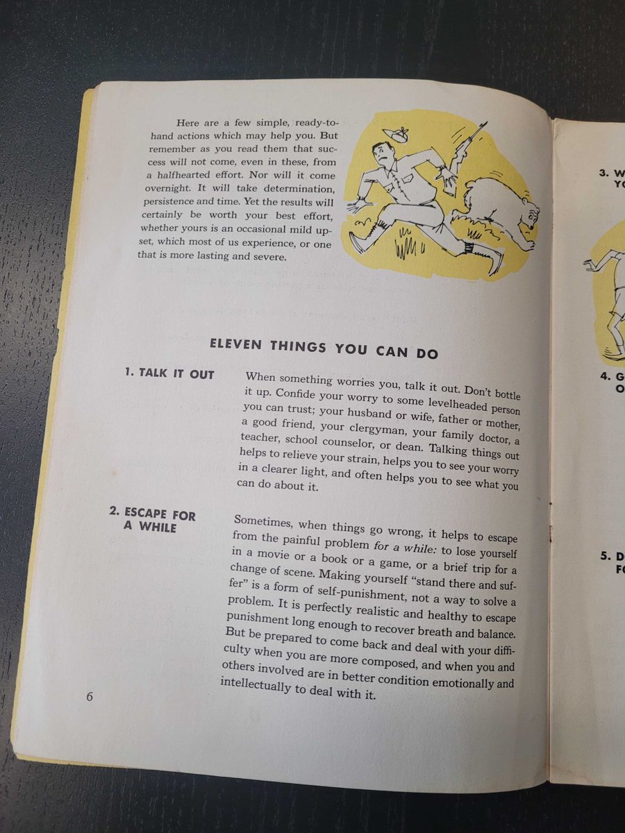 CPPHistMedLib's tweet photo. It's #nationalstressawarenessday, and we thought we'd bring out some materials 📚 from the #librarystacks on how to care for your #mentalhealth ❤️ 

"How to Deal with Your Tensions" by George S. Stevenson, published 1957.

Find it in the Catalog ➡️ https://t.co/HOx4ntjXGz https://t.co/psZrZKWpSM