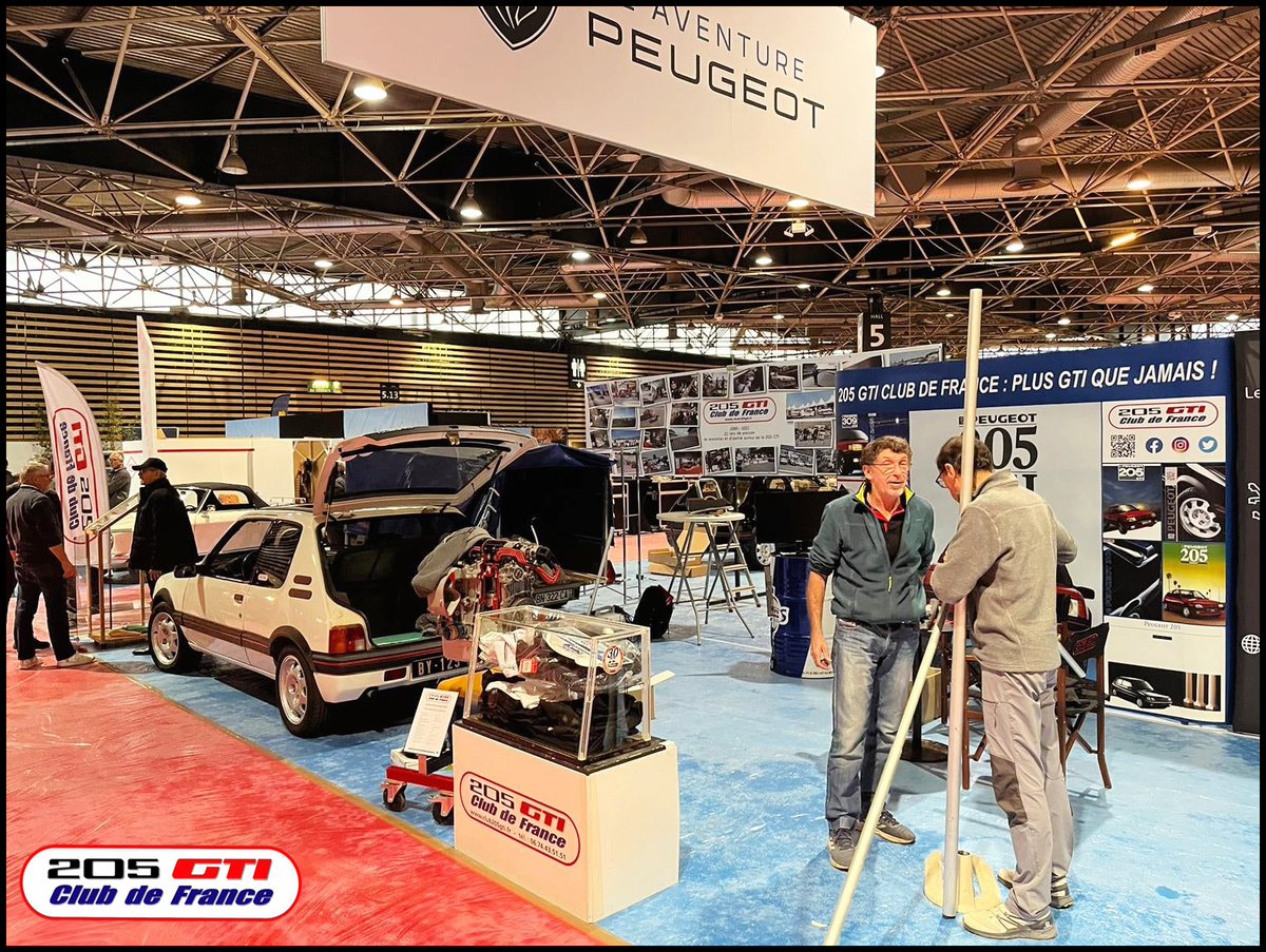 205gticdf's tweet photo. 6️⃣9️⃣[Salon Epoqu'auto - 4 au 6 novembre 2022] 

Le Salon Epoqu’auto ouvre ses portes demain vendredi 4 novembre 2022 à partir de 9H00. 

Retrouvez-nous dès demain au sein de l'
@AventurePeugeot
 - Hall 5 - W63. 
Nous vous attendons nombreux! 🤝 😀 https://t.co/8HqnM3ToN4