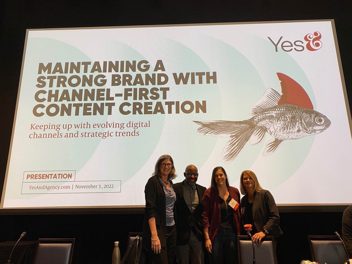 YesAndAgency's tweet image. The @YesAndAgency MAMS 2022 session on How to Maintain a Strong Brand with Channel-First Content Creation was a success! We addressed #messagealignment, #brandawareness strategies, #contentcreation for targeted audiences, the newest marketing techniques, and the #PESOmodel.