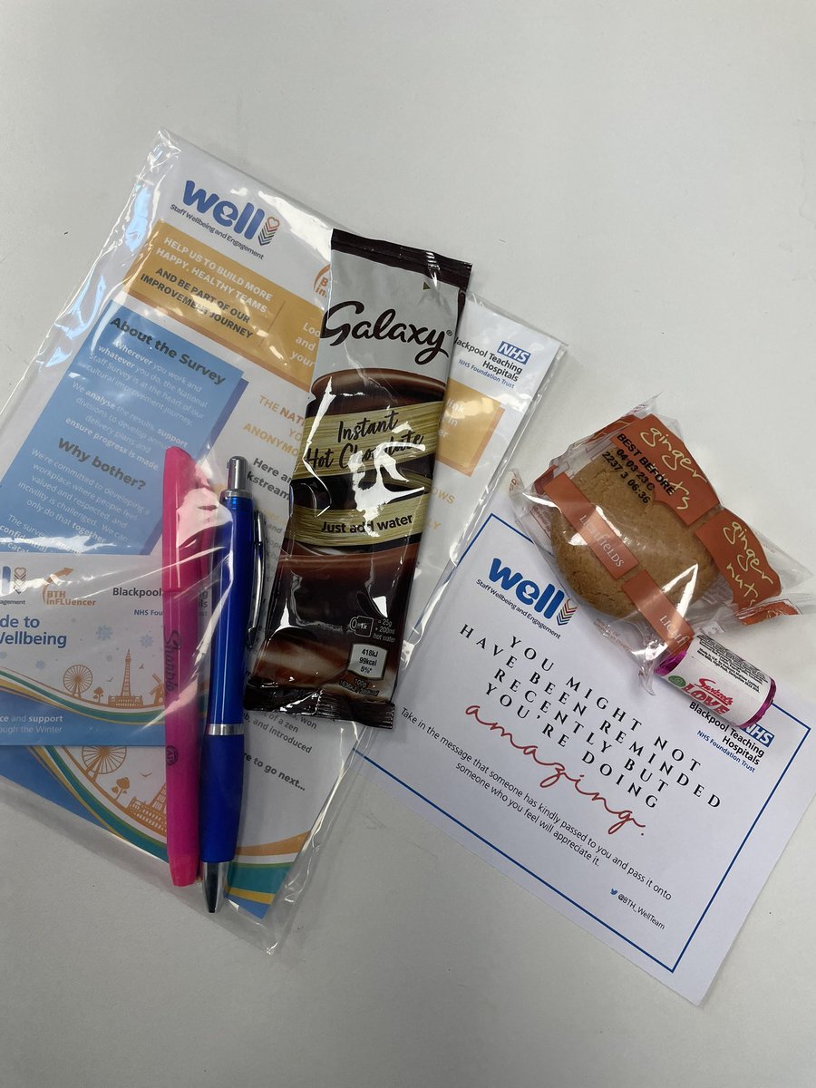 Thank you to @BTH_WellTeam for the well-being packs given out in @BthPathology this week! Very much appreciated 🥰