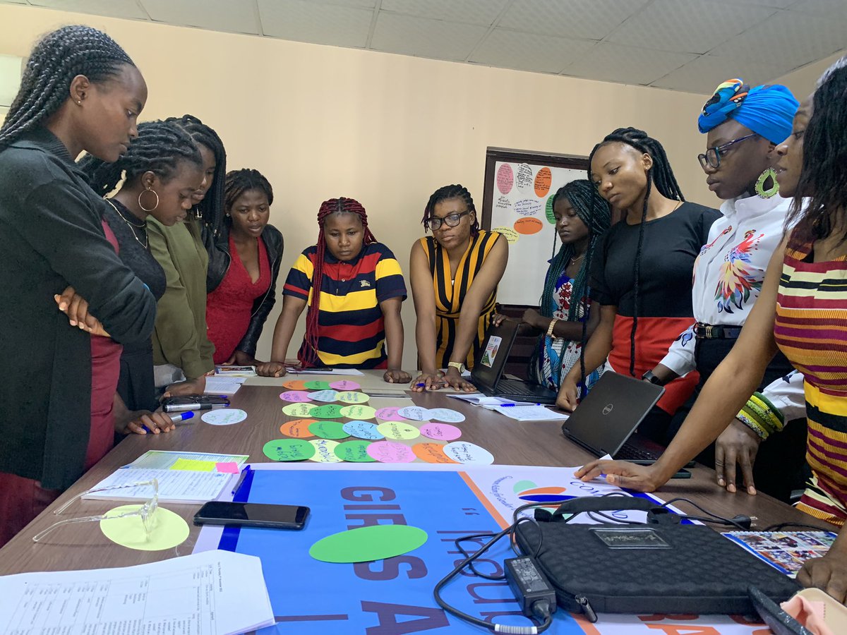 Standing behind the camera with a proud 😊 . In My programs management role <a href="/ActionGender/">comagend cameroon</a>, I get 2 design many projects and Prgs with &amp; 4 #AGYW. However, having them on the drawing board to co-create a #GirlsLeadership prg for themselves makes my 2022. #GirlsFrontline  <a href="/UN_Women/">UN Women</a>