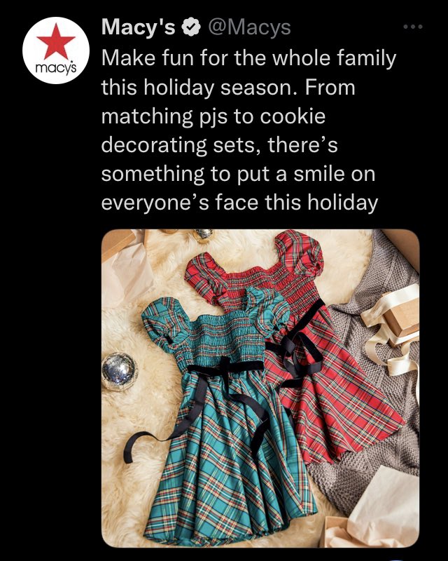 This is so ugly. Who’s buying this stuff for their family Christmas photos?