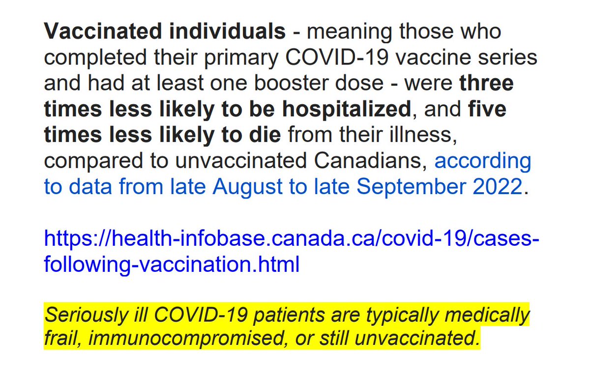 🇨🇦 Data from #Canada: It's older folks, those with immune-compromised states on chemotherapy with advanced cancer, frail comorbidities, or the unvaccinated that are ending up getting seriously sick with #COVID19 #VaccinesSaveLives #VaccinesWork #SciComm health-infobase.canada.ca/covid-19/cases…