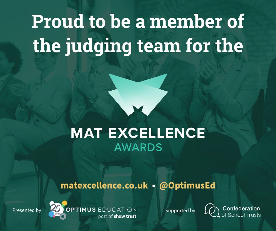mindworkmatters's tweet image. I am delighted to be invited to be a member of the judging team for the Optimus Education MAT Excellence Awards #oeMAT @OptimusEd