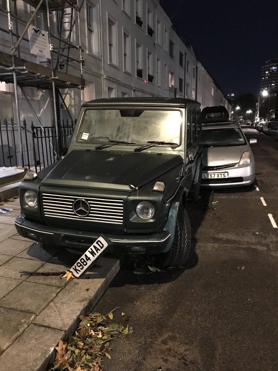 If you happen to know the Pimlico bound owner of a rare GWagen please break it to them gently that their vehicle took an almighty hit .