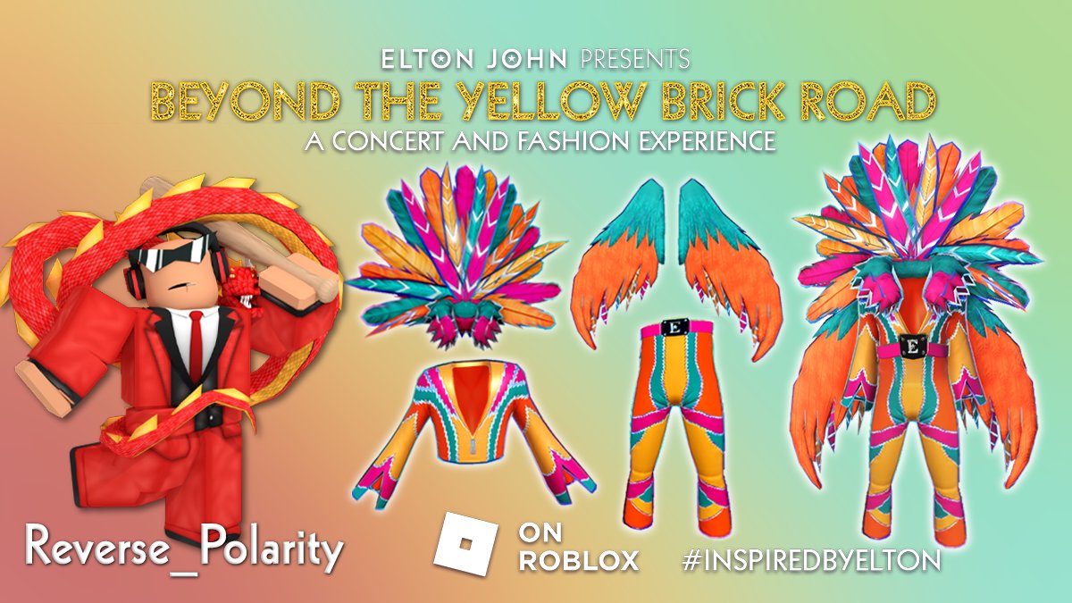 Elton John on X: Being able to collaborate with so many talented creators  on @roblox and see them recreate some of my favourite looks from the last  50 years has been one