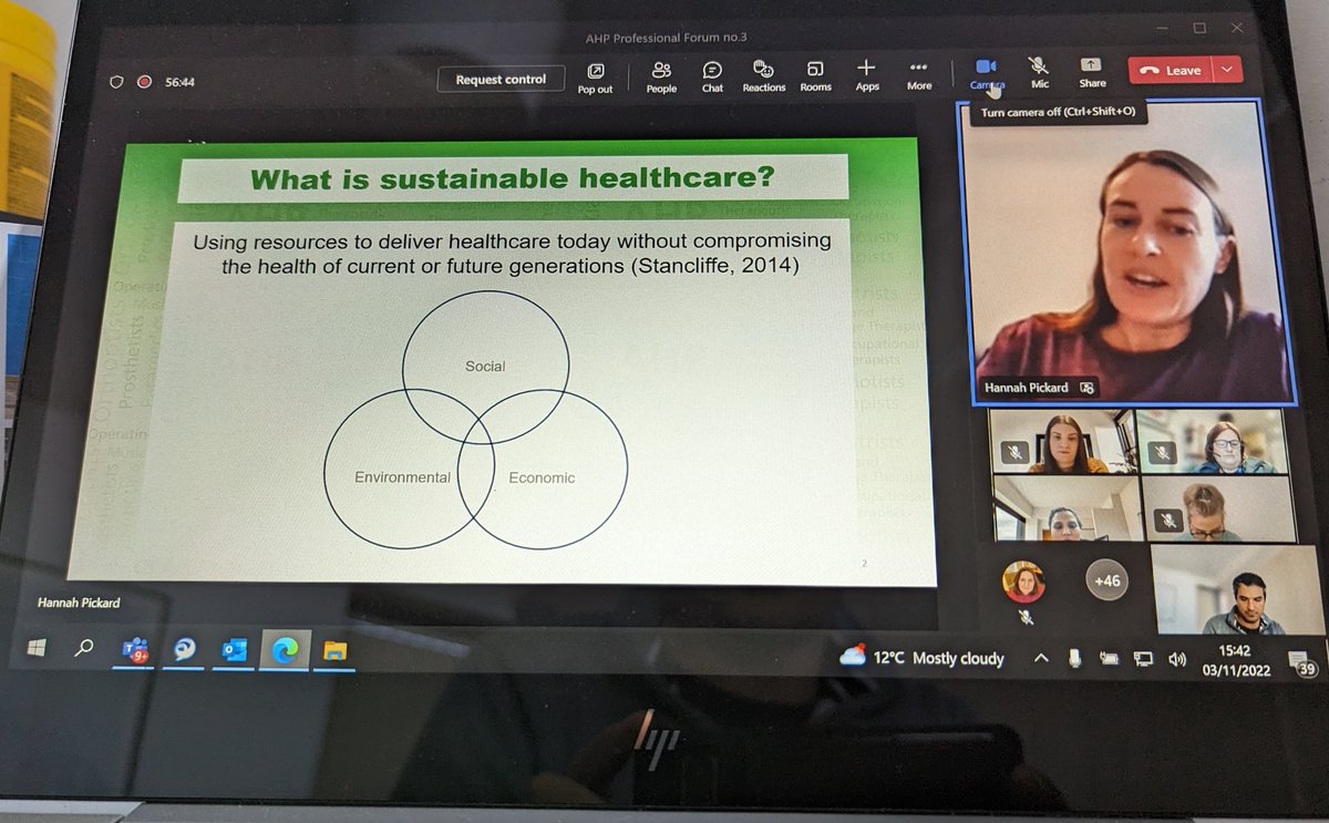 NELFT_AHP's tweet photo. 🌳Great forum today discussing sustainability and how AHPs can support the net zero efforts. ♻️

Thank you to our fantastic speakers too.  🙏 https://t.co/ZRbdvjmyus