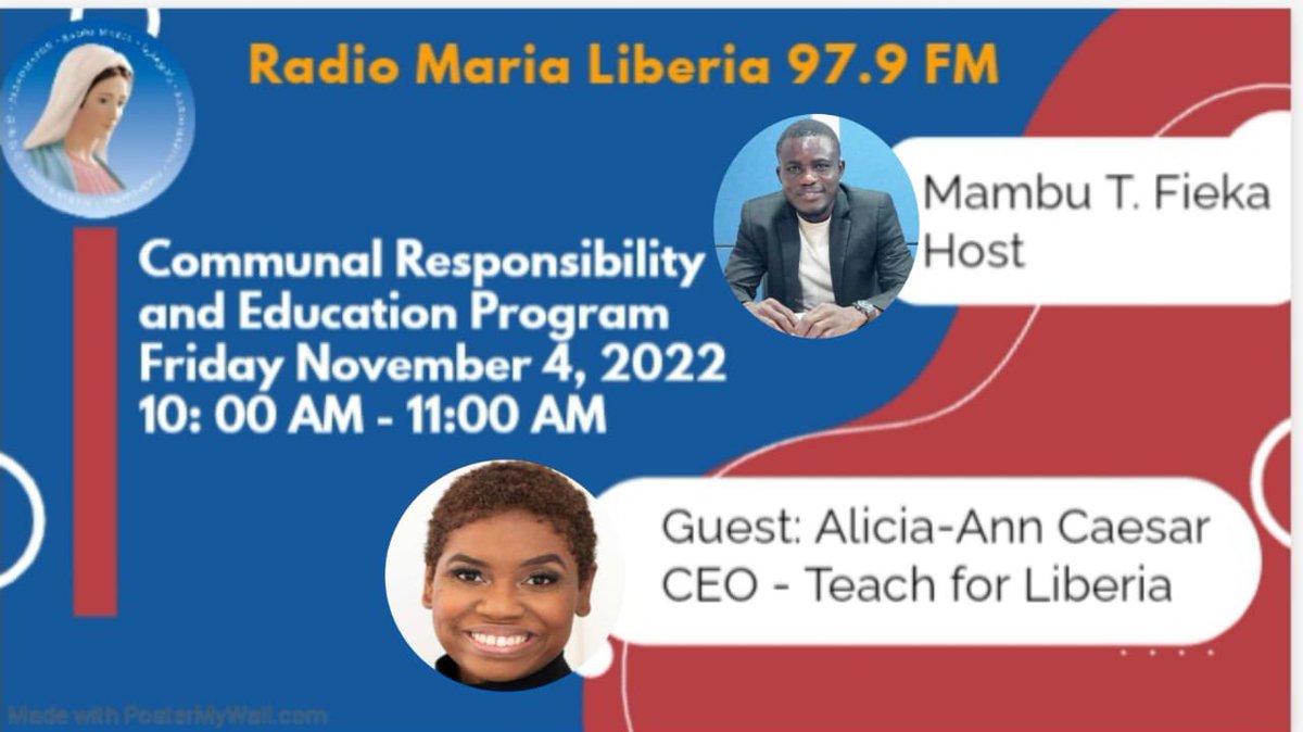 Teach for Liberia CEO, Ms. Alicia-Ann Caesar 💪🏽💪🏽📚📚