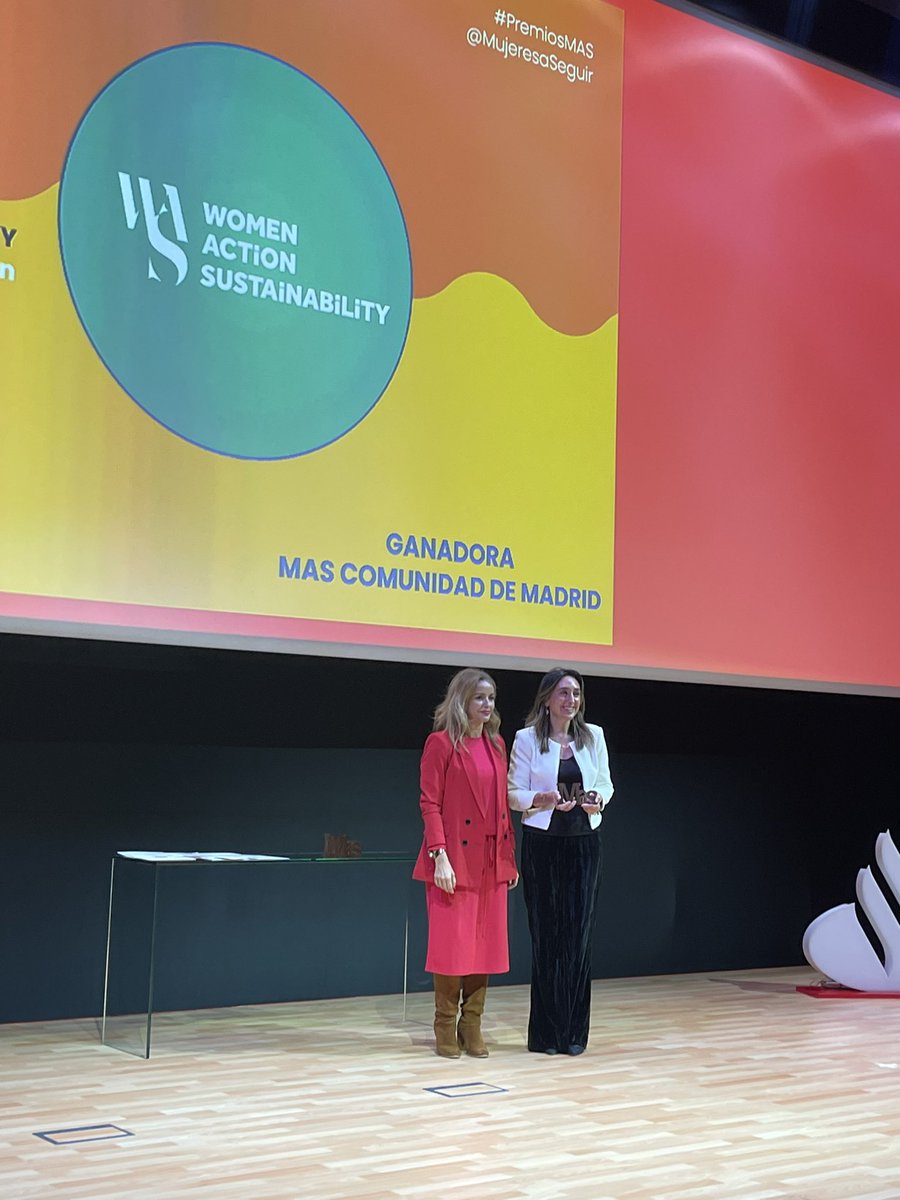 Gracias <a href="/MujeresaSeguir/">Mujeres a Seguir</a> y a la <a href="/ComunidadMadrid/">Comunidad de Madrid</a> por este maravillos premio que nos ha hecho muchísima ilusión y nos impulsa a seguir trabajando por nuestros objetivos.