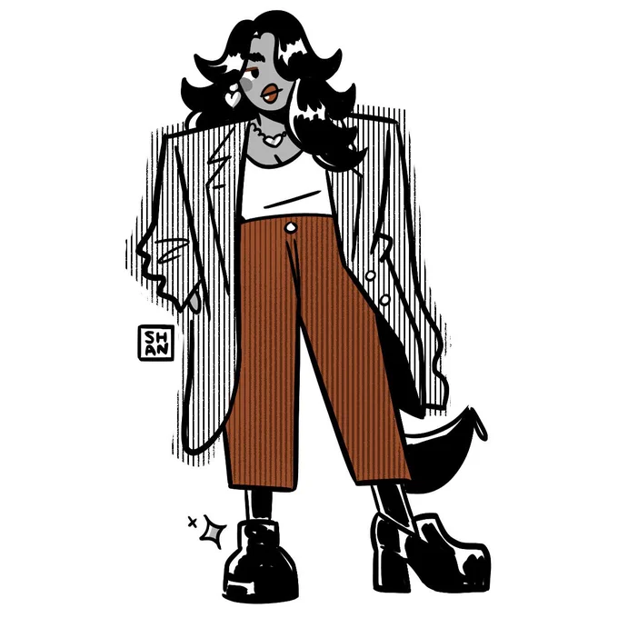 Today's fit. Shoutout to men's blazers  
