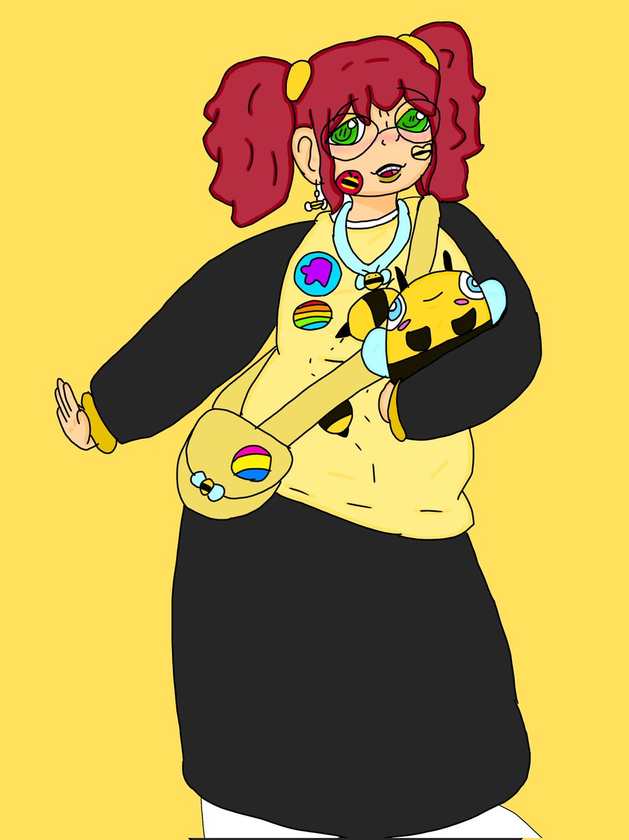 699Psychoteddy's tweet photo. A sassy drawing of an OC of mine hope y'all enjoy her. #undertaleoc #artwork #ocundertale #underfelloc #originalcharacter #handmadeart https://t.co/6WVevOMZil