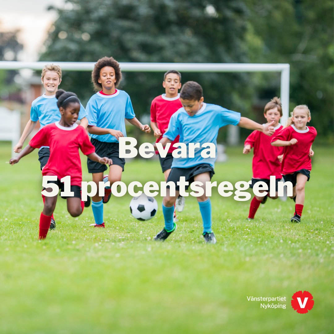vnykoping's tweet photo. Vi ska INTE privatisera svensk idrott! Riskkapitalister från USA och Saudiarabien ska inte kunna köpa upp svenska klubbar. https://t.co/ikhyrNeSyb