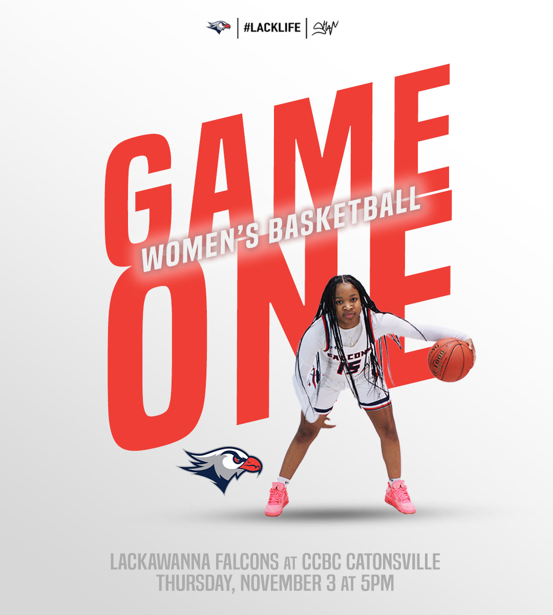 Lackawanna College Falcons (@falconssports) on Twitter photo It's finally #GAMEDAY!!! <a href="/FalconsWBB/">Lackawanna WBB</a> on the road tonight...
⏰ 5:00pm ET
🆚 <a href="/CCBCCardsSports/">CCBC Catonsville ATH</a>
🏟 Jack Manley Wellness Center
📍 Catonsville, MD
📺 youtube.com/c/CCBCCatonsvi…
📊 bit.ly/3DZ1XHd
🗒 bit.ly/3hbykcU
#gofalcons #beatcatonsville It's finally #GAMEDAY!!! <a href="/FalconsWBB/">Lackawanna WBB</a> on the road tonight...
⏰ 5:00pm ET
🆚 <a href="/CCBCCardsSports/">CCBC Catonsville ATH</a>
🏟 Jack Manley Wellness Center
📍 Catonsville, MD
📺 youtube.com/c/CCBCCatonsvi…
📊 bit.ly/3DZ1XHd
🗒 bit.ly/3hbykcU
#gofalcons #beatcatonsville