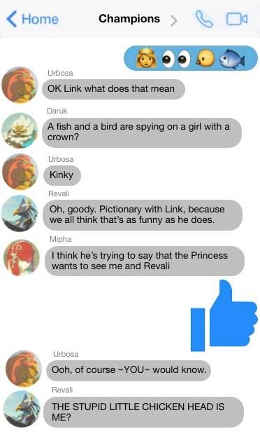 Pictionary with Link. #LegendOfZelda #BOTW #BreathoftheWild #chickenhead