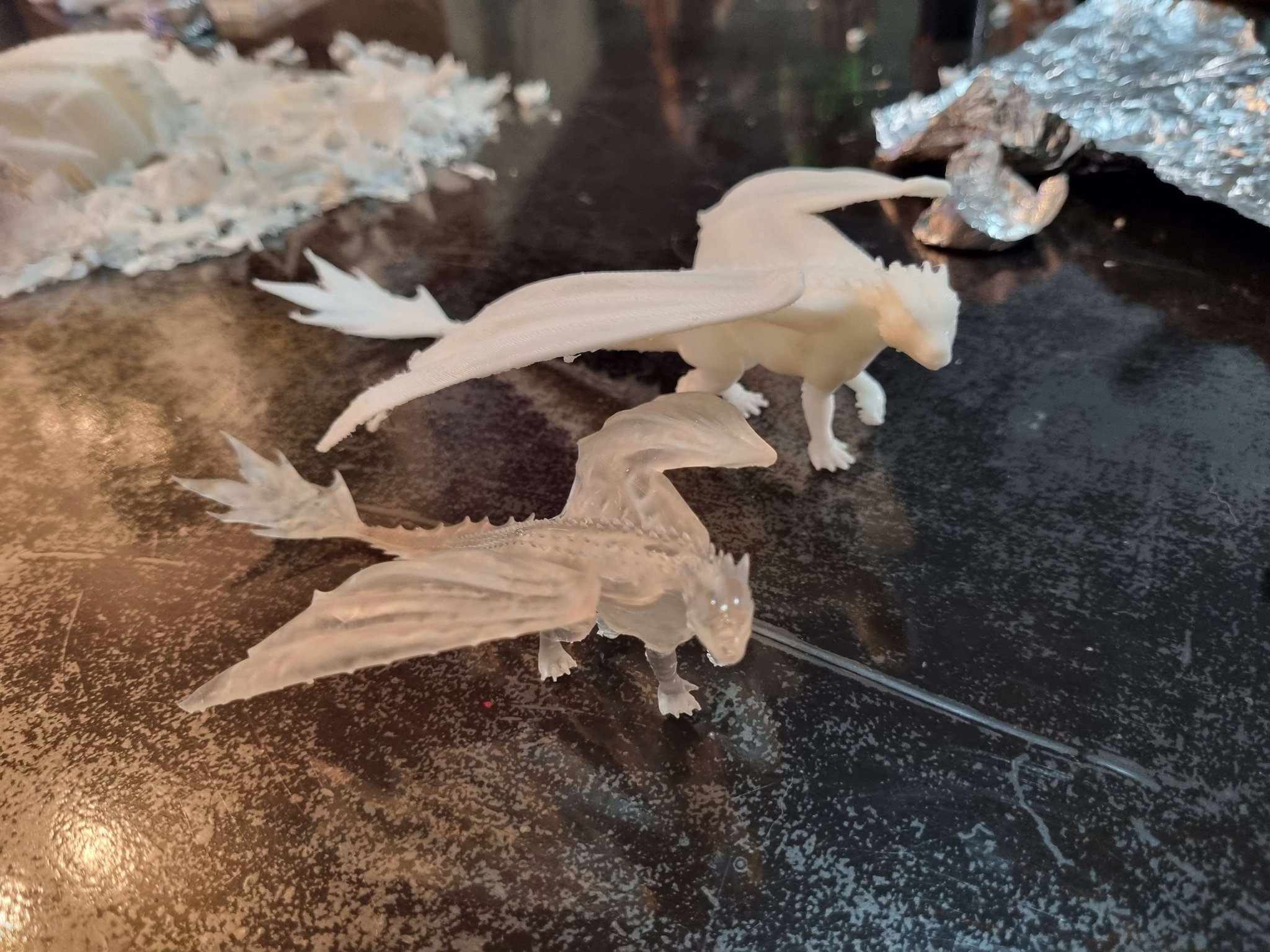 Beawesome games on twitter the first 3d printed dragons a pair of