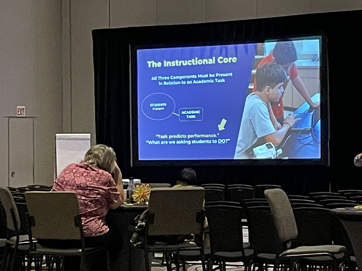 Beyond_the_Desk's tweet photo. “Task predicts performance.
You ask students to color a map, so what will they be able to do?
Color.”
Dr. Caplinger, Laveen Elementary #AMLE22 https://t.co/OqoJHrMHqf