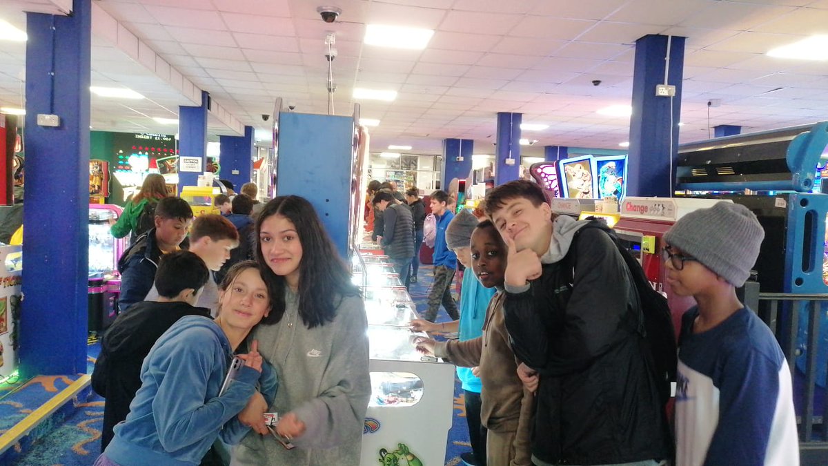 A bit of a break from the rain today in the arcade! Nothing beats a bit of fun on the pier in Bognor Regis! 
<a href="/CSTrips_Visits/">Chiswick School Trips and Visits</a> <a href="/ChiswickSchool/">Chiswick School</a> <a href="/ChiswickYear9/">Chiswick Year 9</a> #ambitiousandproud