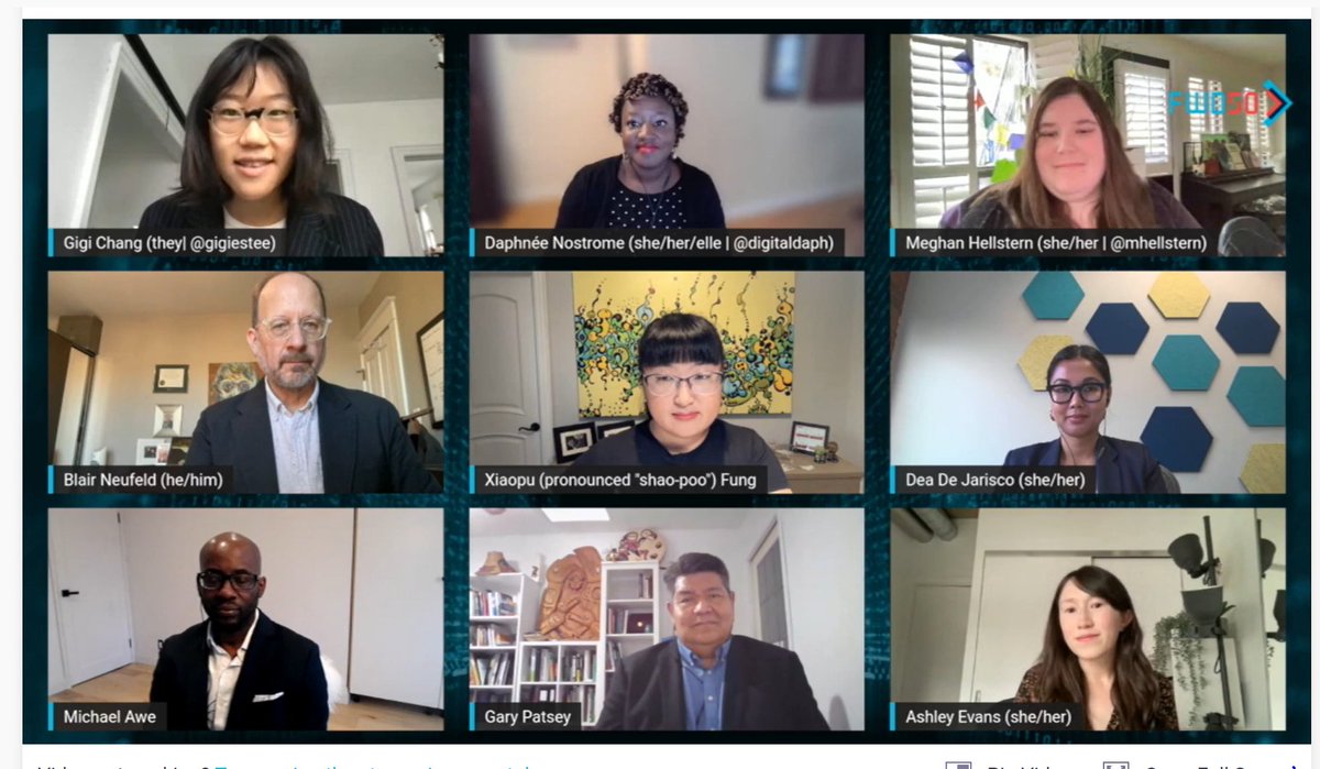 No progress without people... 100%! Great powerhouse panel of speakers <a href="/fwd50conf/">FWD50</a> happening now!