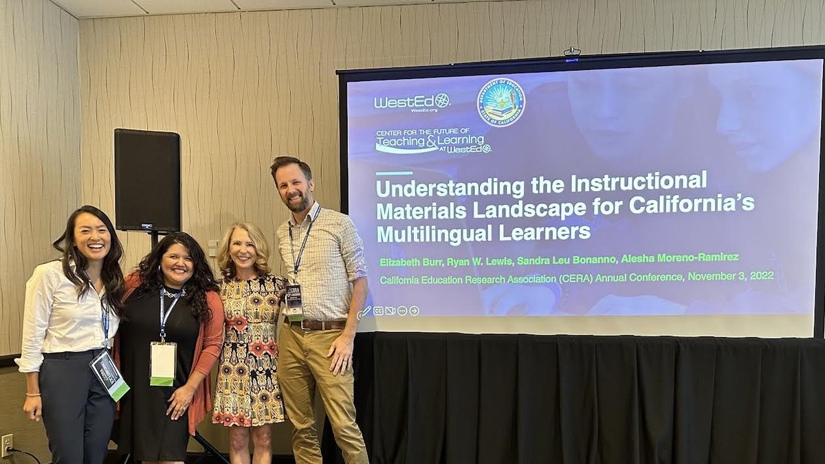“Instructional supports for multilingual and #EnglishLearner students are not one-size-fits-all…so the needs of educators are not one-size-fits-all either!” - Dr. Ryan Lewis <a href="/WestEd/">WestEd</a> <a href="/CERAEdu/">CA Educational Research Assoc.</a> #edresearch #CERA101