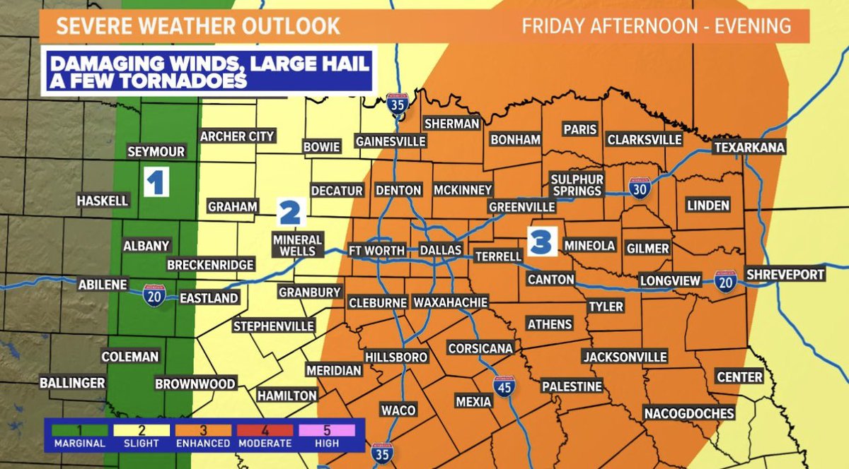 Dallas Texas TV on Twitter "Severe weather is headed to North Texas