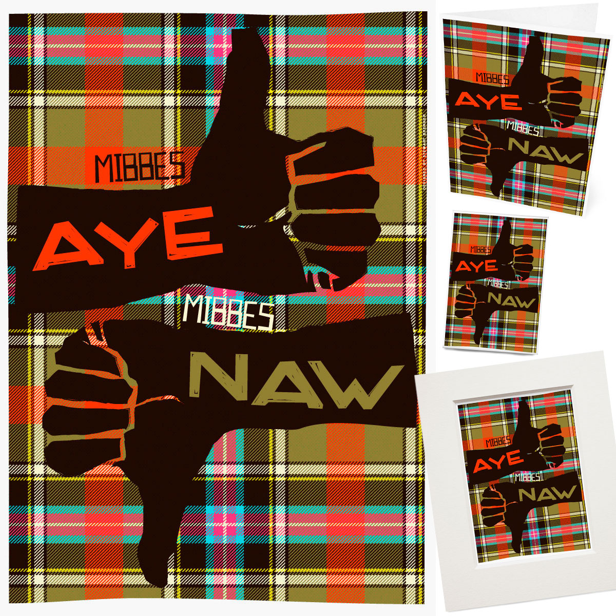 Mibbes aye, mibbes naw. Says it aw, really. Shop noo for posters, cairds an mair. #scotslanguage #ScotsLeid @indy_prints indy-prints.com/search?type=pr…