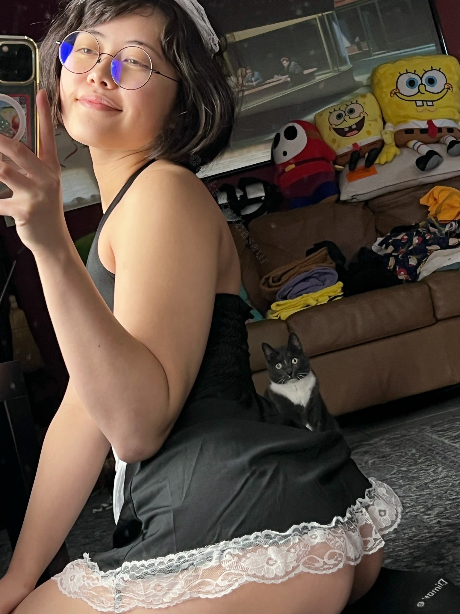 erika 🌱 on Twitter: "spent the day in my maid outfit just cleanin