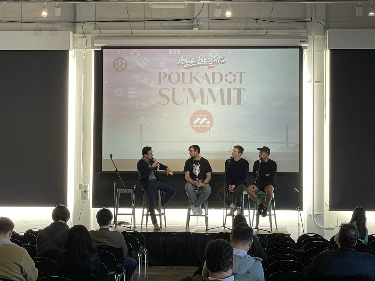 ericpersha's tweet image. Great blockchain infrastructure talk at the @Polkadot summit moderated by @BlockdaemonHQ’s @GThabot