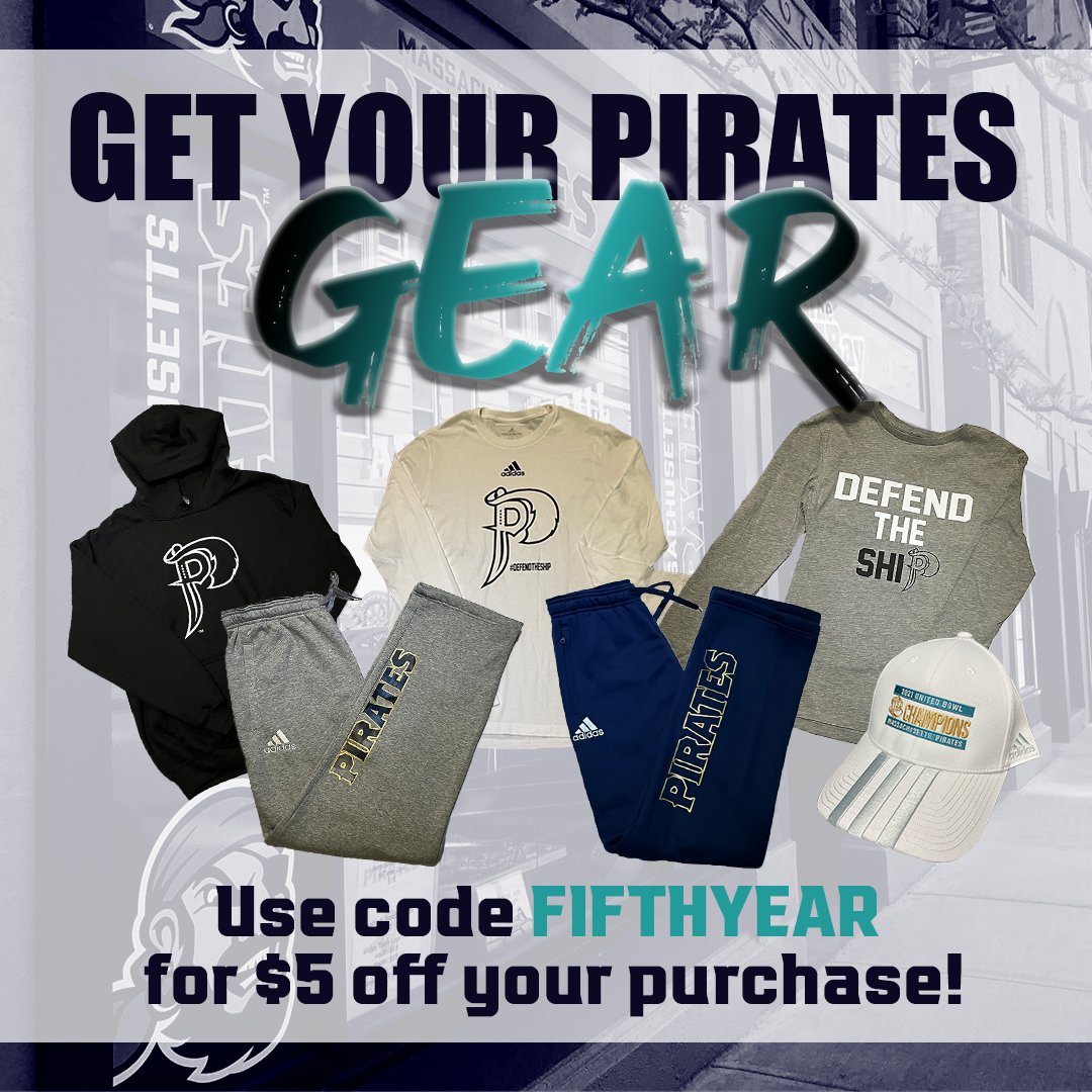Calling all Pirates fans! Grab your gear today so you can be ready for the 2023 season! All purchases made until 11/6 will be entered to win a Mass Pirates fan package- masspiratesfootball.shop #indoorfootball #arenafootball #football #piratesnation #footballgear #fangear #ifl
